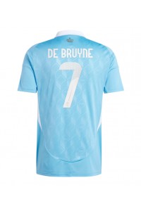 België Kevin De Bruyne #7 Voetbaltruitje Uit tenue EK 2024 Korte Mouw